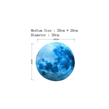 Sticker mural en forme de lune