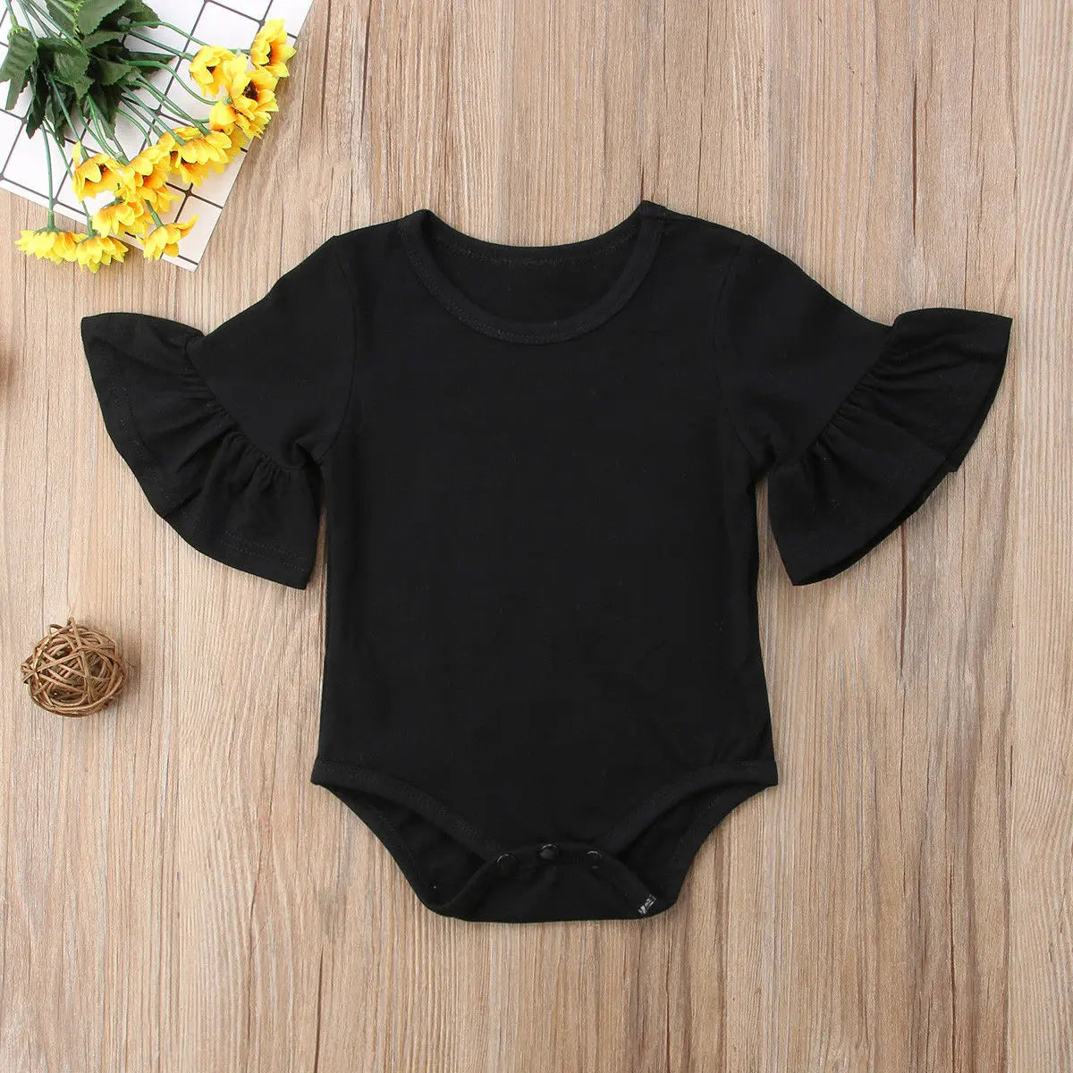 Ensemble pour bébé fille à manches évasées