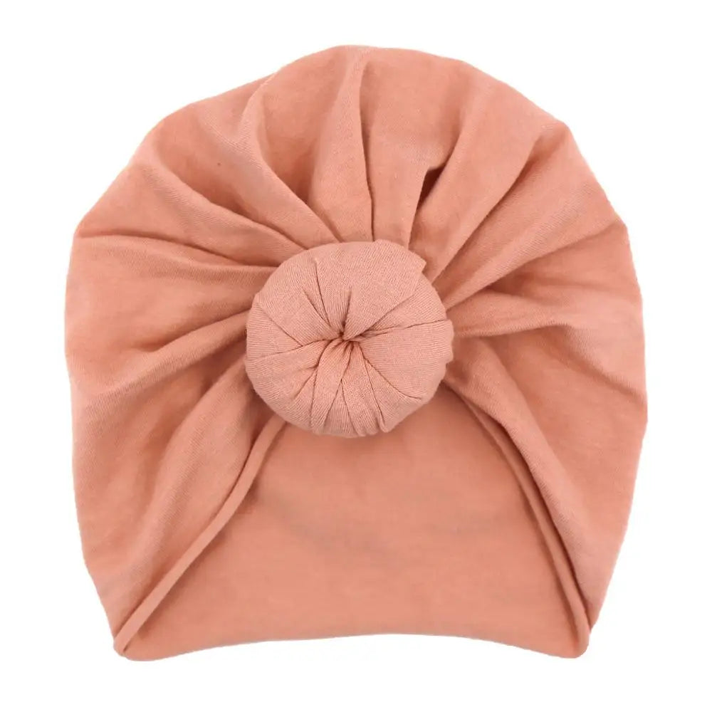 Bonnet turban donuts en coton