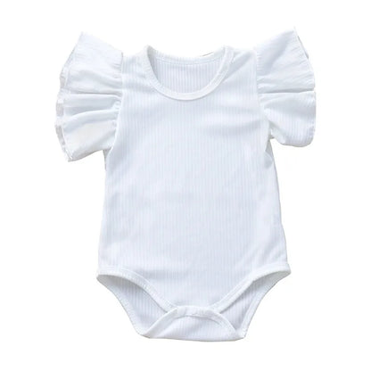 Barboteuse à manches courtes pour petite fille