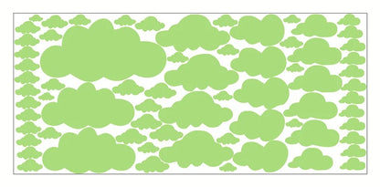 Autocollants muraux à motif nuage