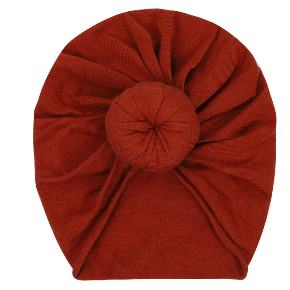 Bonnet turban donuts en coton