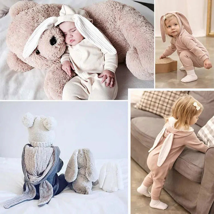 Combinaison pour bébé en forme de lapin