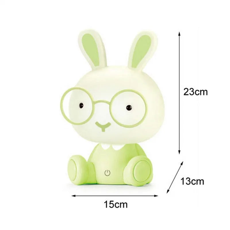 Veilleuse LED en forme de lapin de dessin animé