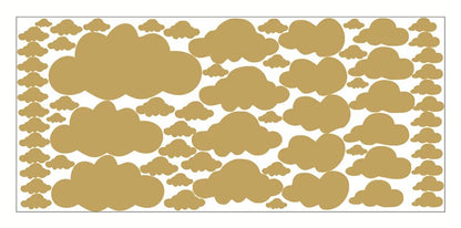 Autocollants muraux à motif nuage