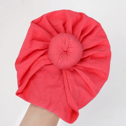 Bonnet turban donuts en coton