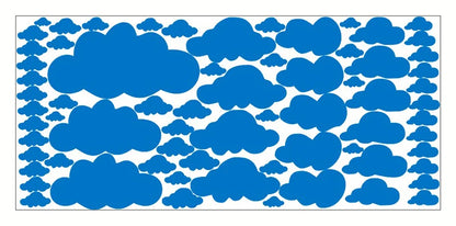 Autocollants muraux à motif nuage