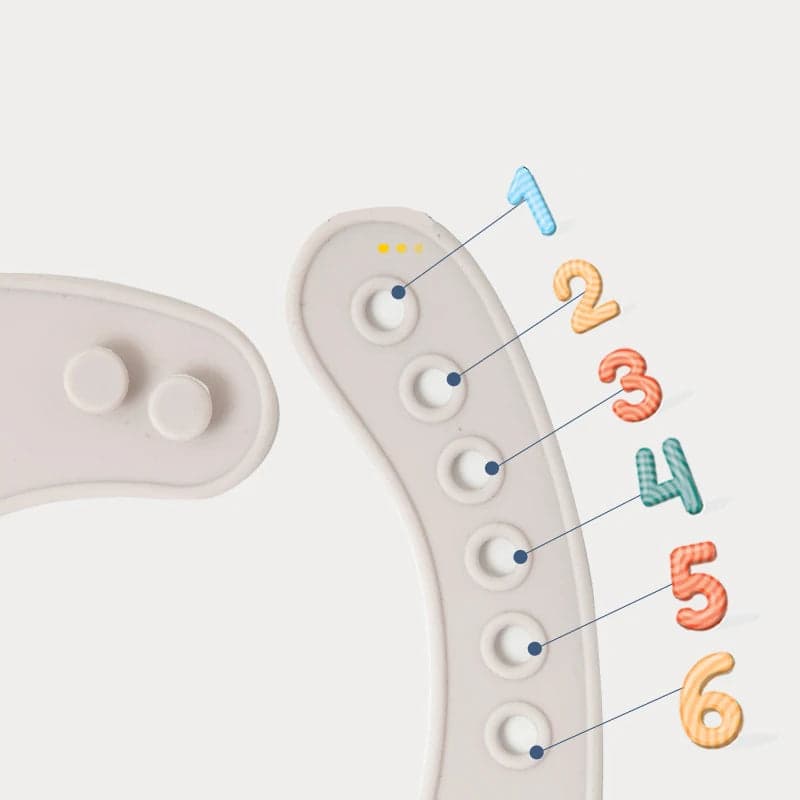 Bavoir en silicone de motif balaine pour bébé
