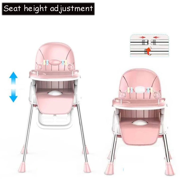 Chaise haute pliante pour bébé
