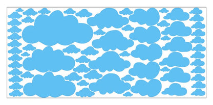 Autocollants muraux à motif nuage
