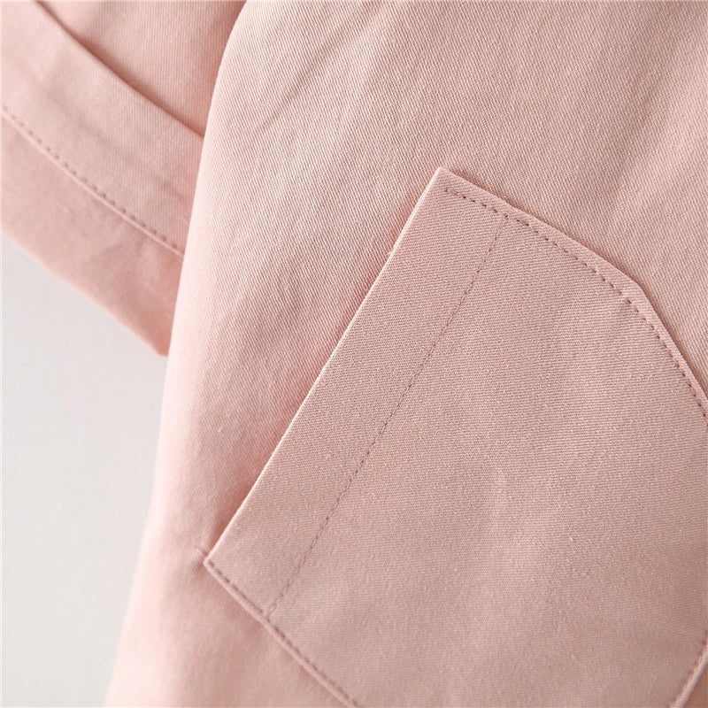 Manteau d’hiver avec nœud à carreau pour bébé