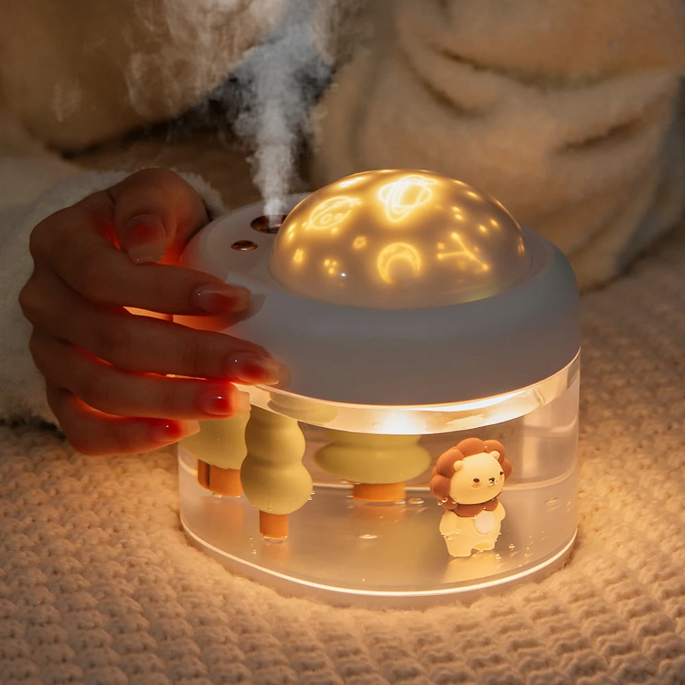 Humidificateur d’air avec veilleuse pour chambre de bébé
