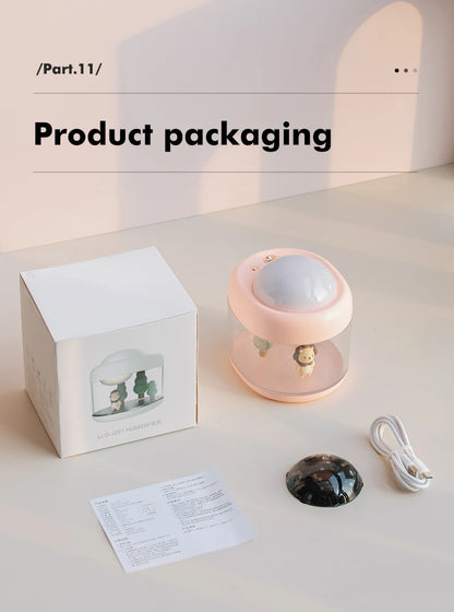 Humidificateur d’air avec veilleuse pour chambre de bébé