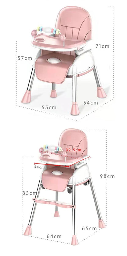 Chaise haute pliante pour bébé