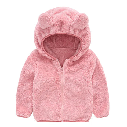Manteau à capuche en forme d’ours pour bébé