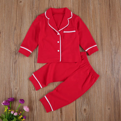 Pyjama unisexe en coton pour bébé