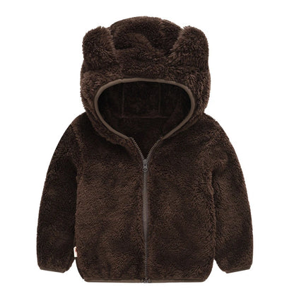 Manteau à capuche en forme d’ours pour bébé