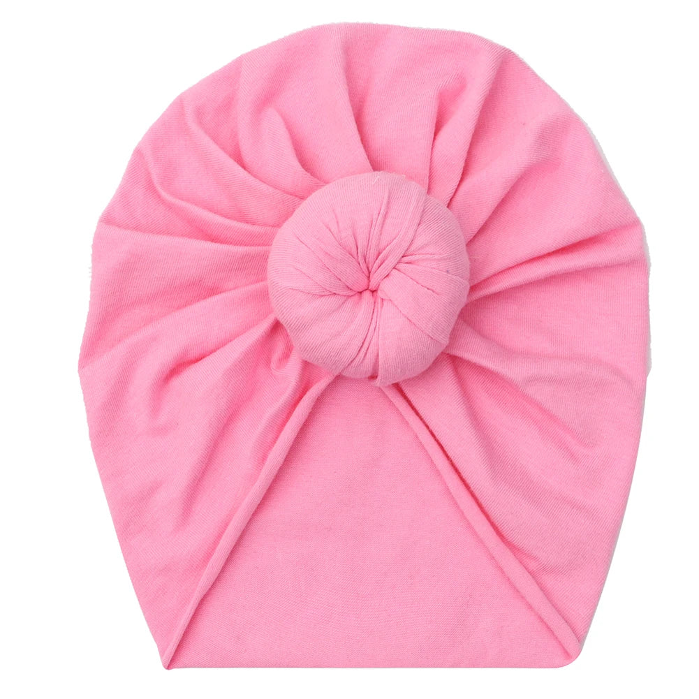Bonnet turban donuts en coton