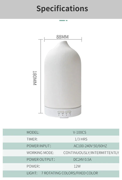 Diffuseur d’huile essentielle ultrasonique