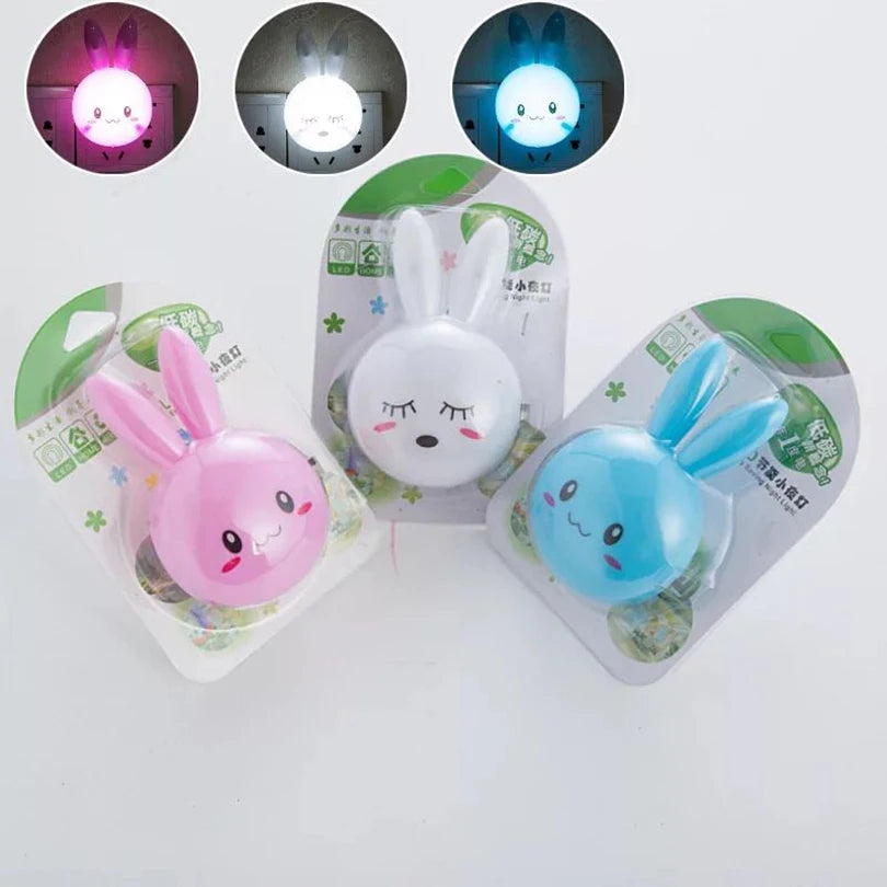 Lampe à applique murale en forme de lapin
