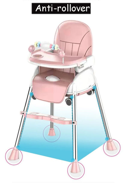 Chaise haute pliante pour bébé