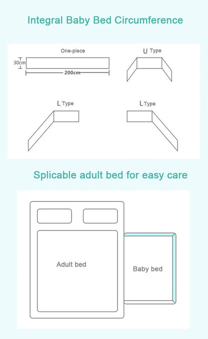 Tour de lit de protection pour bébé