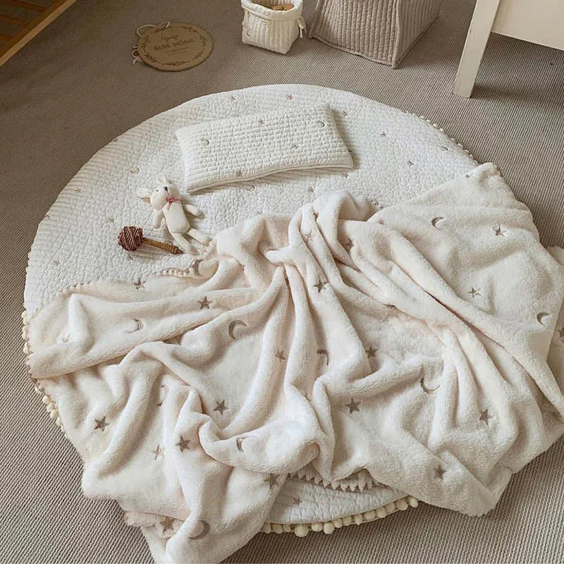 Couverture en flanelle pour bébé