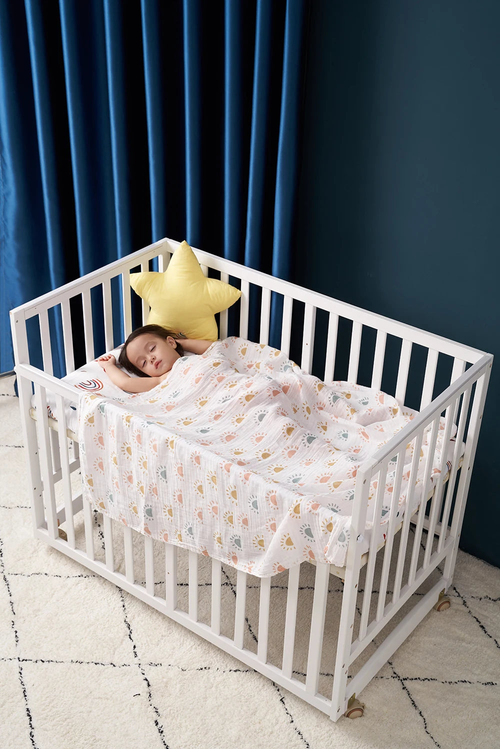 Couverture en tissu de mousseline pour bébé
