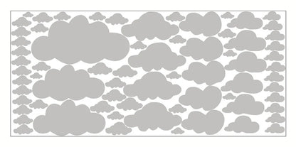 Autocollants muraux à motif nuage