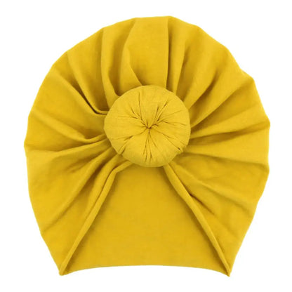 Bonnet turban donuts en coton