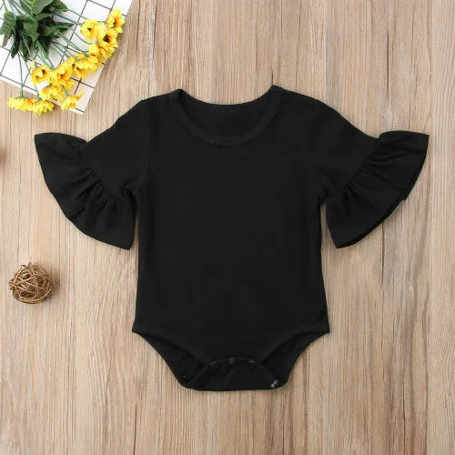 Ensemble pour bébé fille à manches évasées