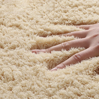 Tapis de sol bébé doux rond et beige pour bébé