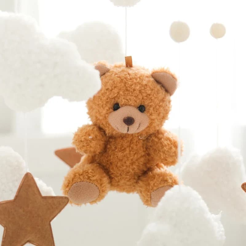 Hochet de lit en coton pour bébé