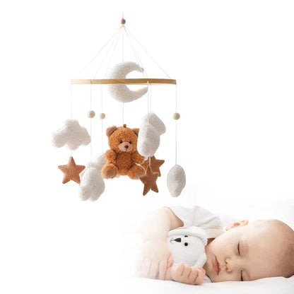 Hochet de lit en coton pour bébé