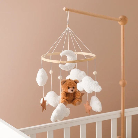 Hochet de lit en coton pour bébé