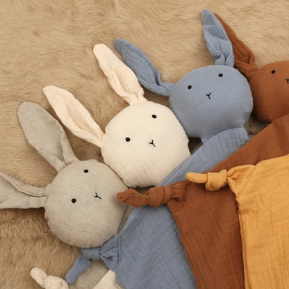 Hochet en peluche de lapin pour bébé