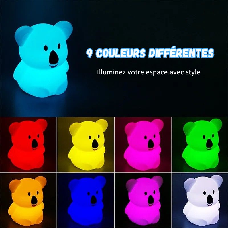 Veilleuse mignonne en forme de koala