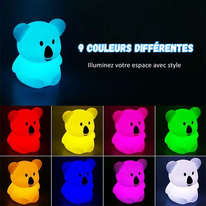 Veilleuse mignonne en forme de koala