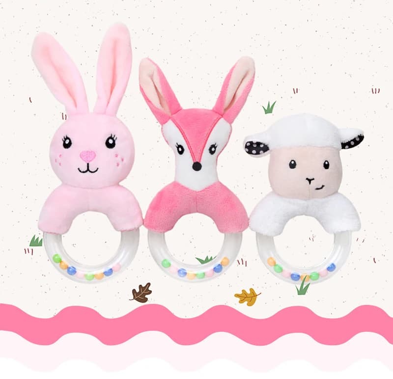 Jouets de dessin animé avec poussette