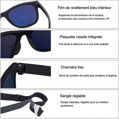 Lunettes de soleil avec sangle réglable pour bébés