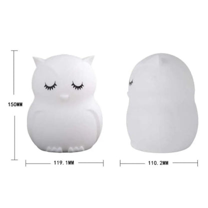 Veilleuse en forme de hibou pour enfant