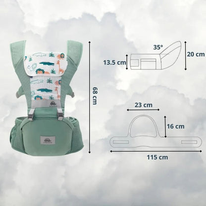 Porte-bébé ergonomique avec siège de hanche pour bébé