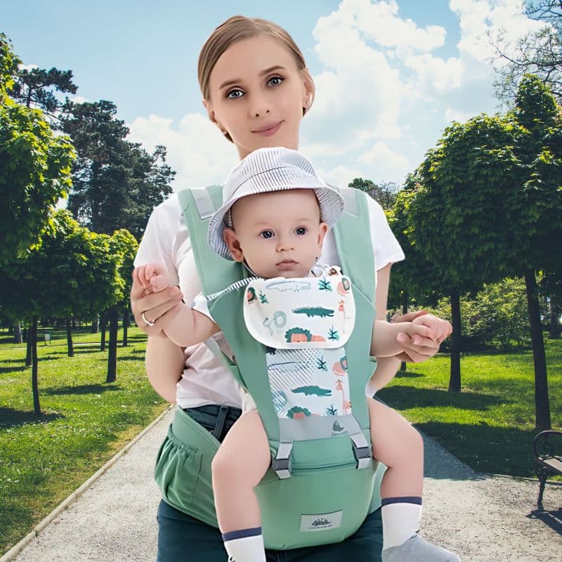 Porte-bébé ergonomique avec siège de hanche pour bébé