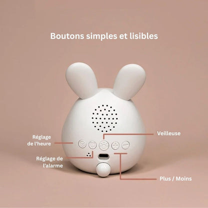 Lampe de chevet intelligente avec horloge et alarme