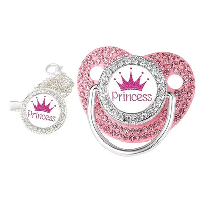 Sucette à motif de couronne pour bébé
