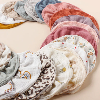 Bavoir pour bébé en gaze de coton doux