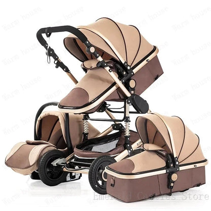 Poussette 3 en 1 pour le transport des nouveau-nés