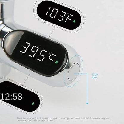 Moniteur de température pour robinet de douche