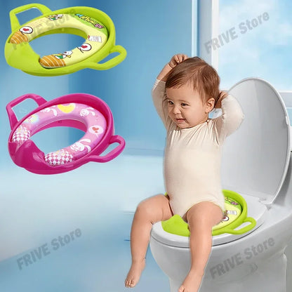 Siège de toilette souple pour enfants