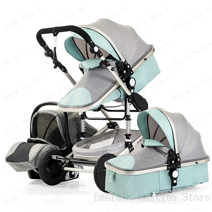 Poussette 3 en 1 pour le transport des nouveau-nés